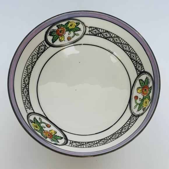 1918-1940 Noritake Footed Bowl - Picture 1 of 13